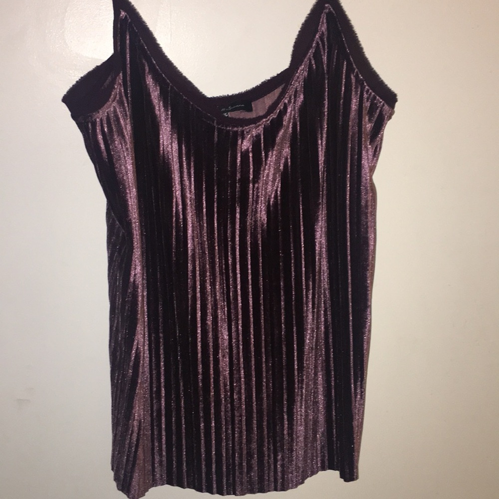 Purple Velvet Tank Top